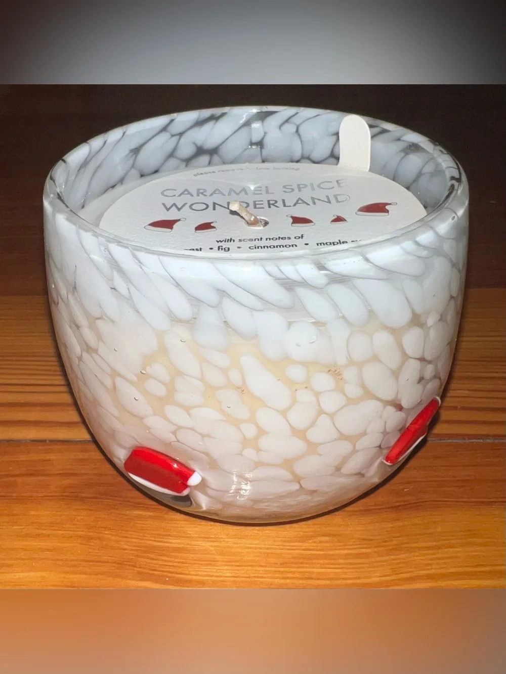 ANTHROPOLOGIE Icon Santa Hat Candle
